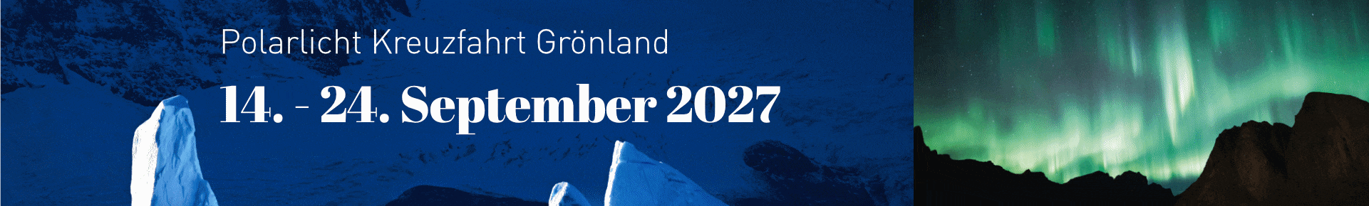 Grönland Polarlicht Kreuzfahrt
